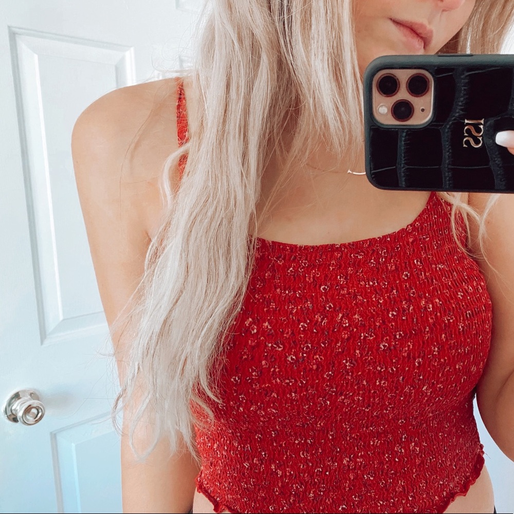 Red Crop Top